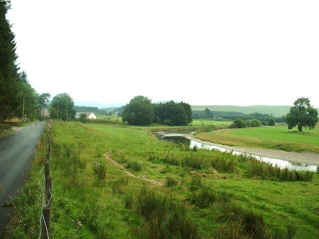 The White Esk. Looking north, at Eskdalemuir.
