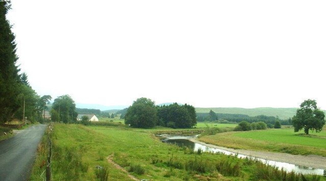 The White Esk. Looking north, at Eskdalemuir.