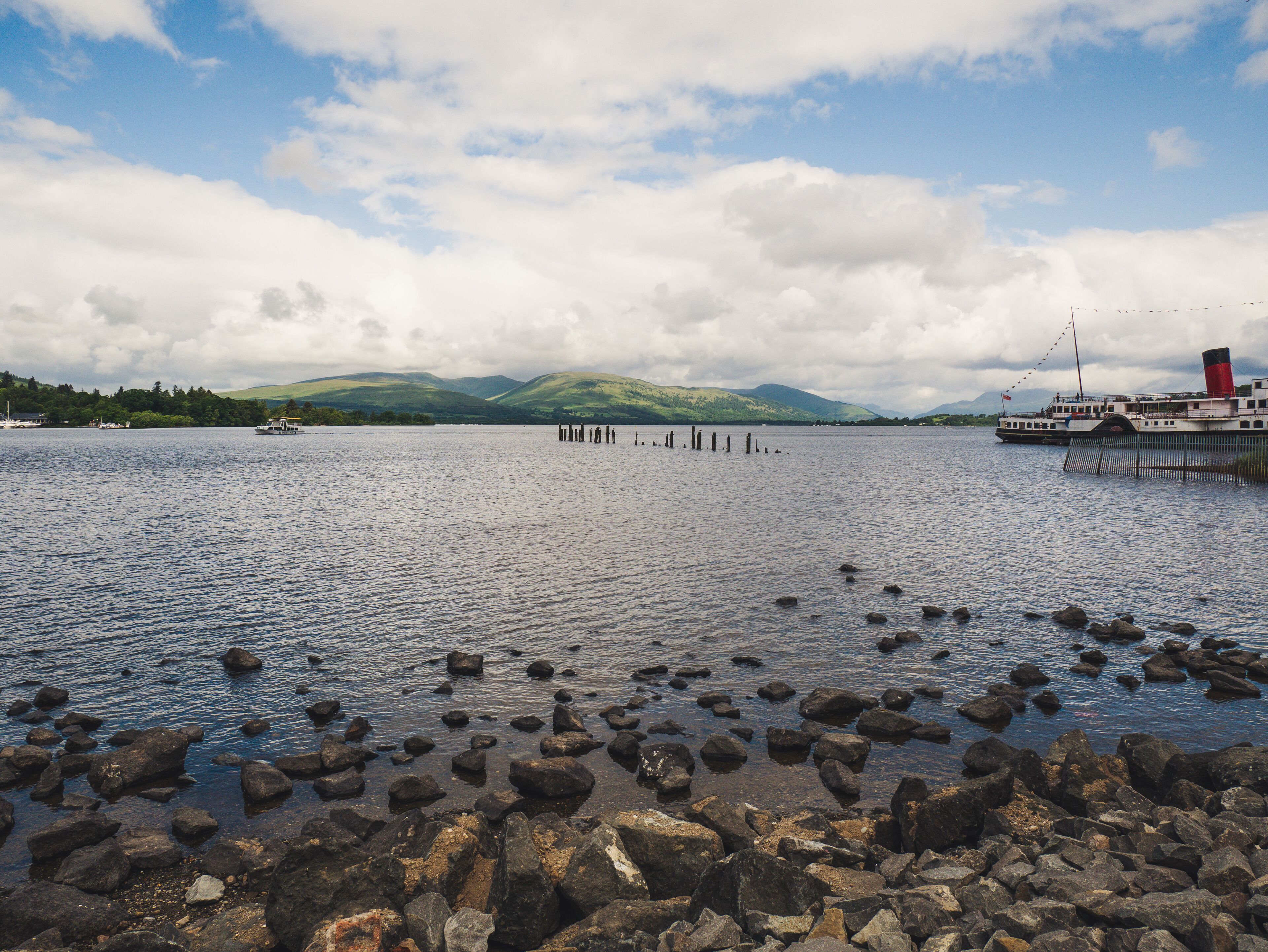 The biggest Loch (lake) in the entire UK Loch Lomond is a beautiful place.