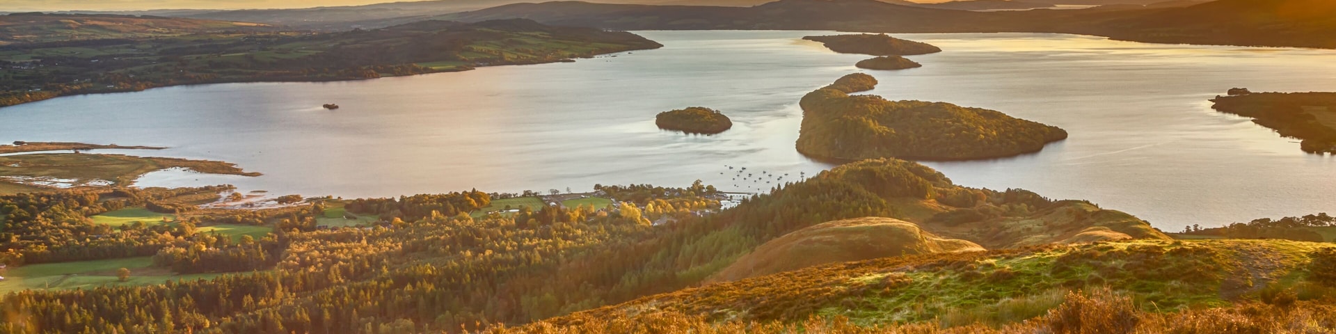 Sunset over Loch Lomond