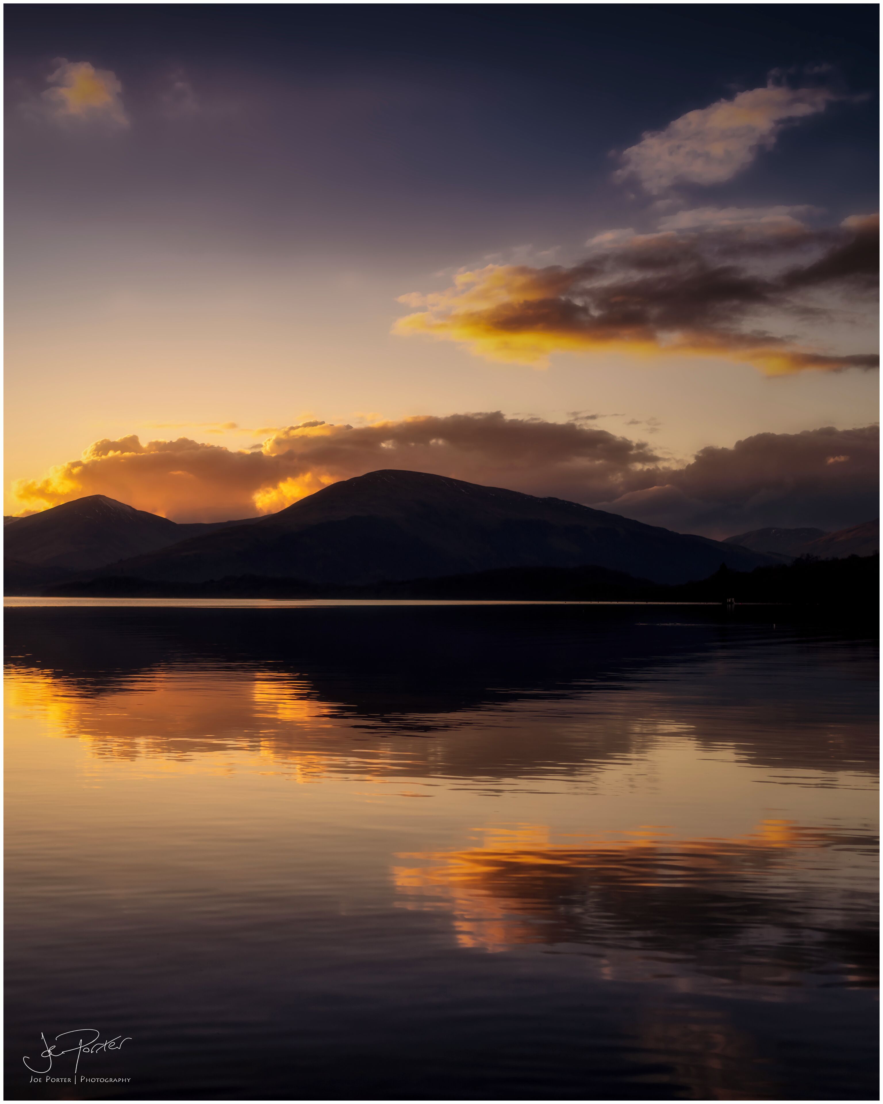 Sunset at Loch Lomond 