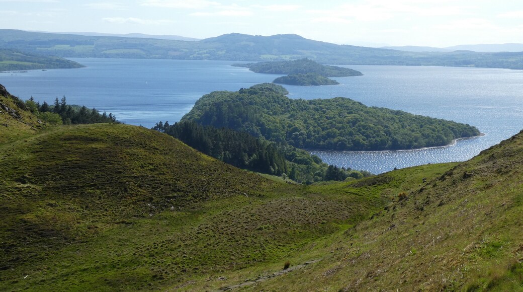 Loch Lomond taken from Conic Hill.🏴