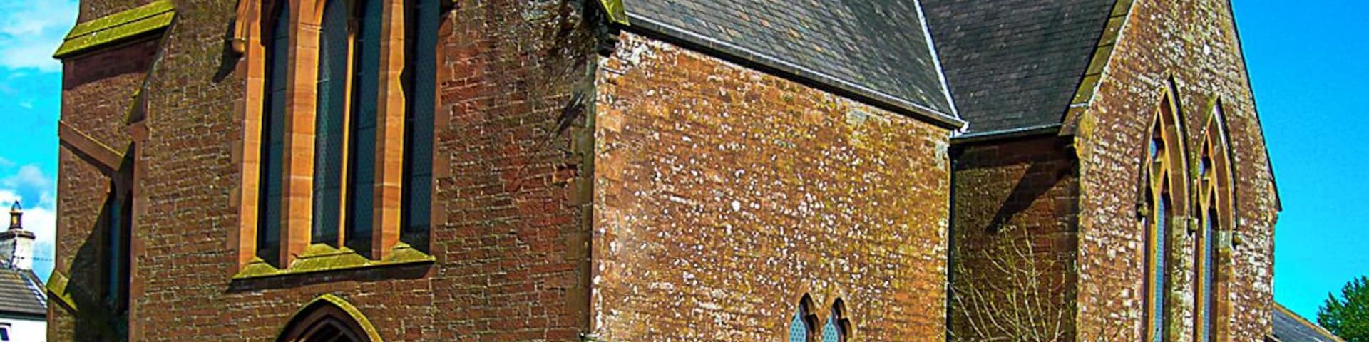 The disused Hoddam Parish Church Ecclefechan