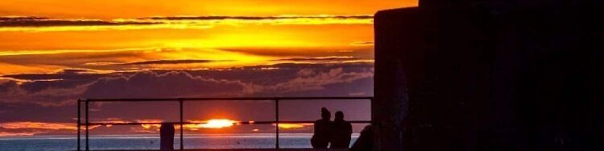 Sunset over the Moray Firth Scotland