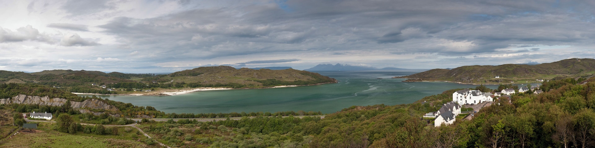 Panorama - The Bay At Morar & Silver Sands