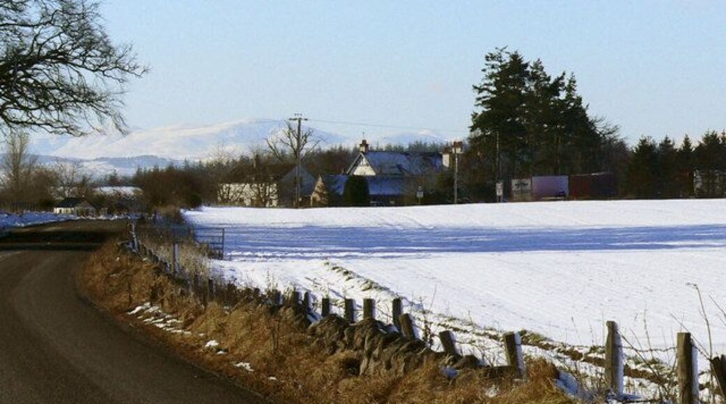 Romantic Tore, near to Tore, Highland, Great Britain. The village of Tore Winter 2008
