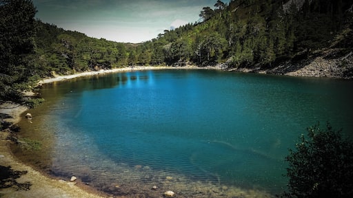 More commonly known as The Green Loch. I stopped here on a hike to Bynack More on a beautiful day. Legend attributes the green colour to the Fairies washing their clothes here, it's also been speculated that the trees on the floor of the loch give it the unusual hue.
