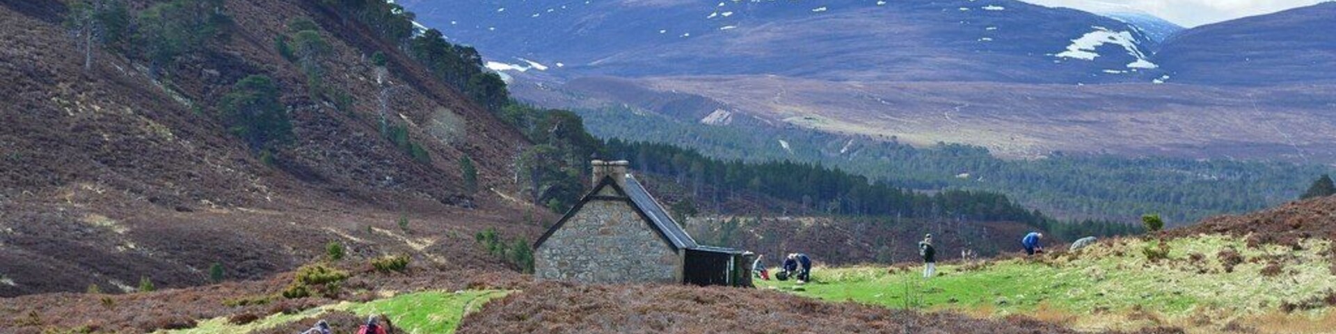 Ryvoan Bothy from the northeast