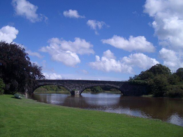 Bladnoch: the bridge downriver of the Distillery