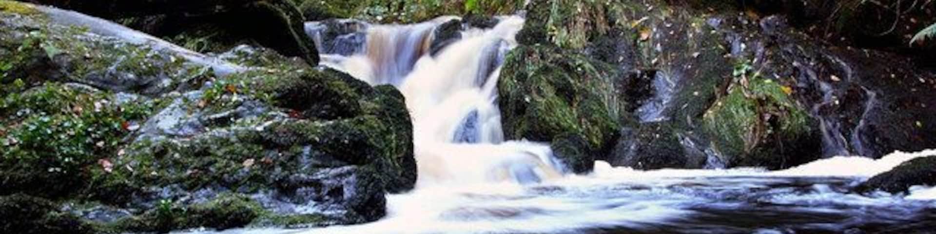The Pot This is a pool on the Lady Burn in Balkail Glen well known locally as a place for catching sea trout during an autumn spate.