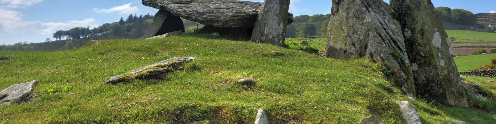The remains of a Neolithic tomb in Galloway.