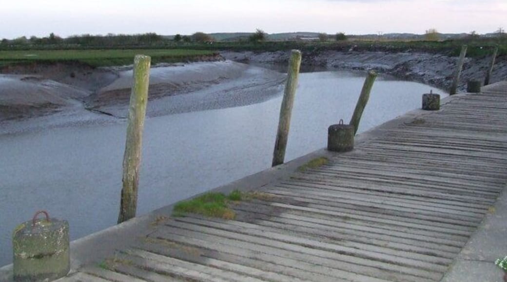 River Bladnoch & Wigtown 'harbour' A view looking south-west up the estuary of the River Bladnoch taken from the walkway of the one-time harbour at Wigtown.