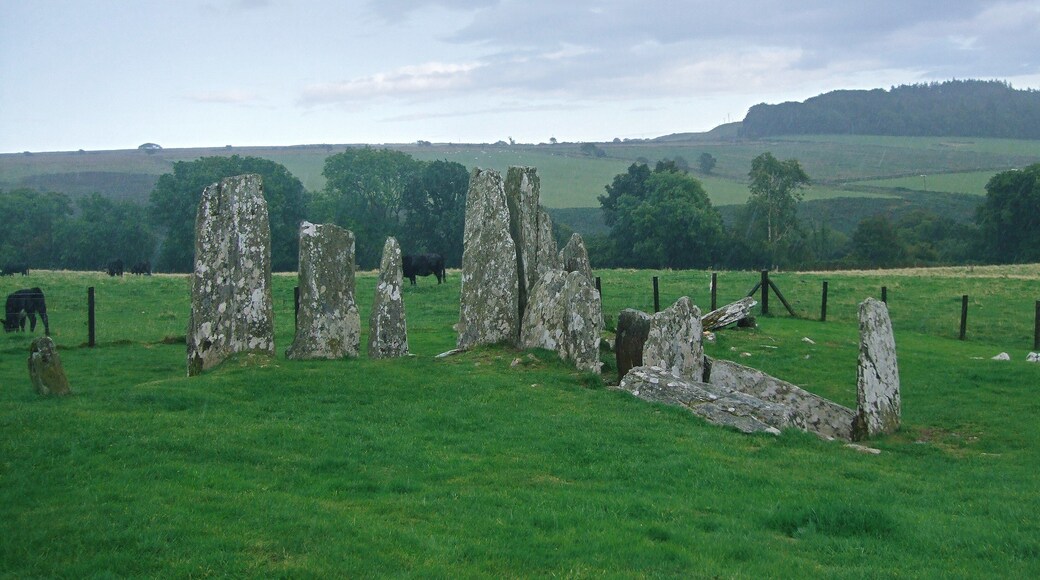 cairn holy ancient stones are near newton stewart