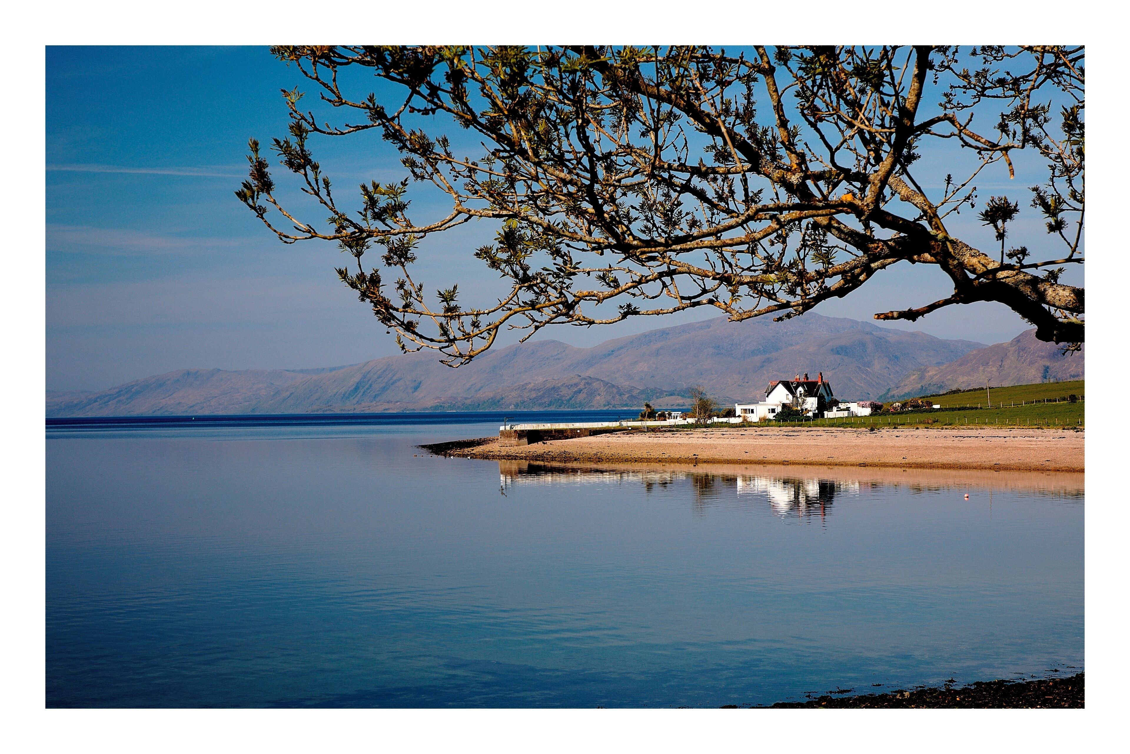 The idyllic scene over Onich