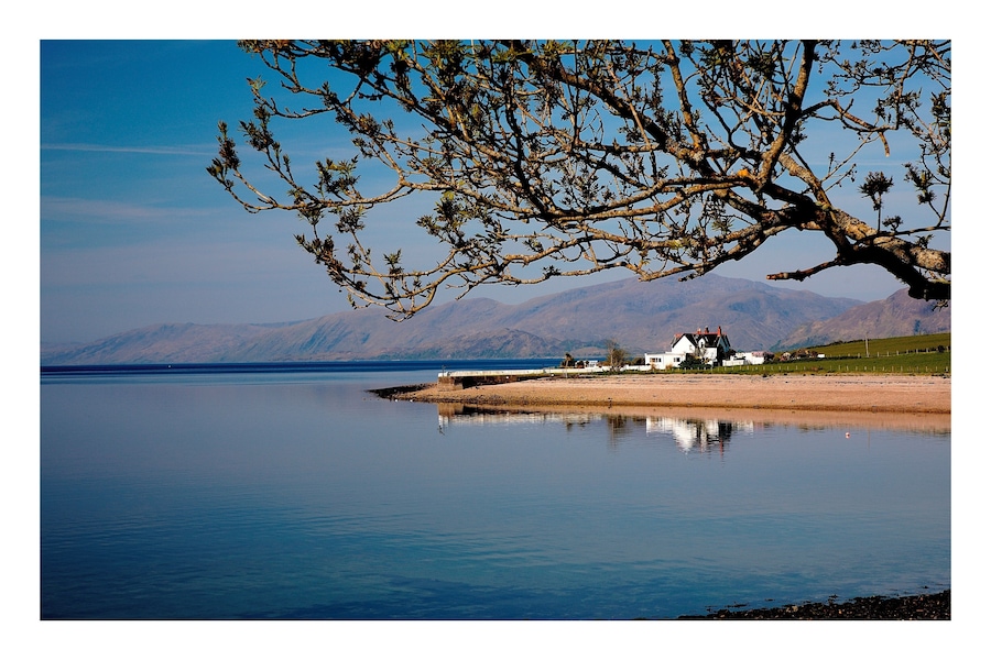 The idyllic scene over Onich