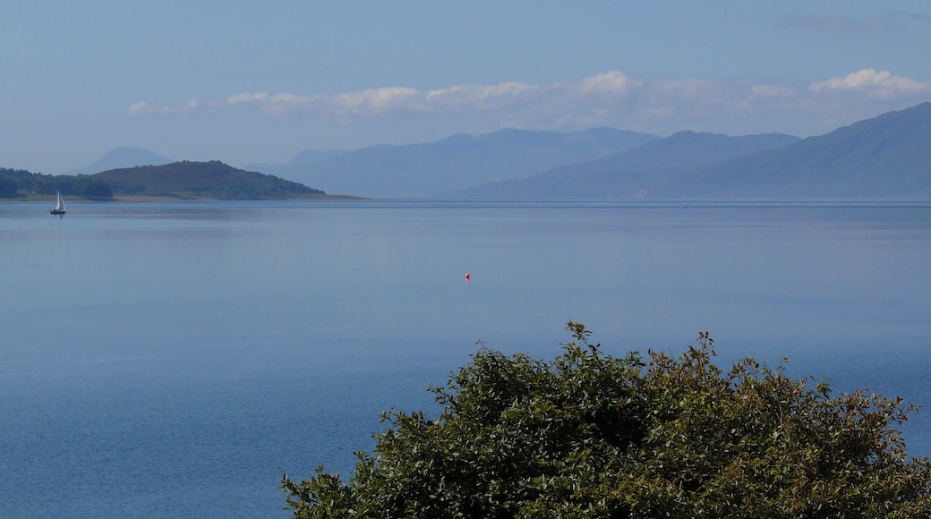 The shores of Loch Linnhe at Onich, Scotland.