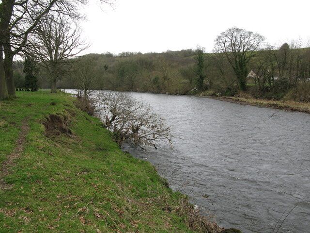 River Clyde up river from Rosebank Near Milton-Lockhart Farm.