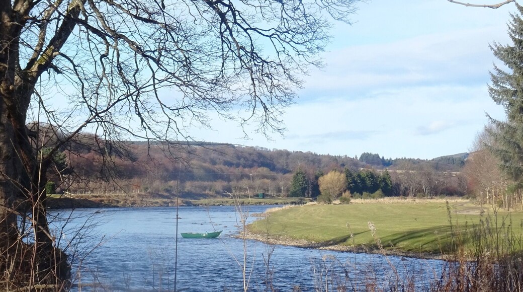 River Spey at Rothes, Moray, Scotland.