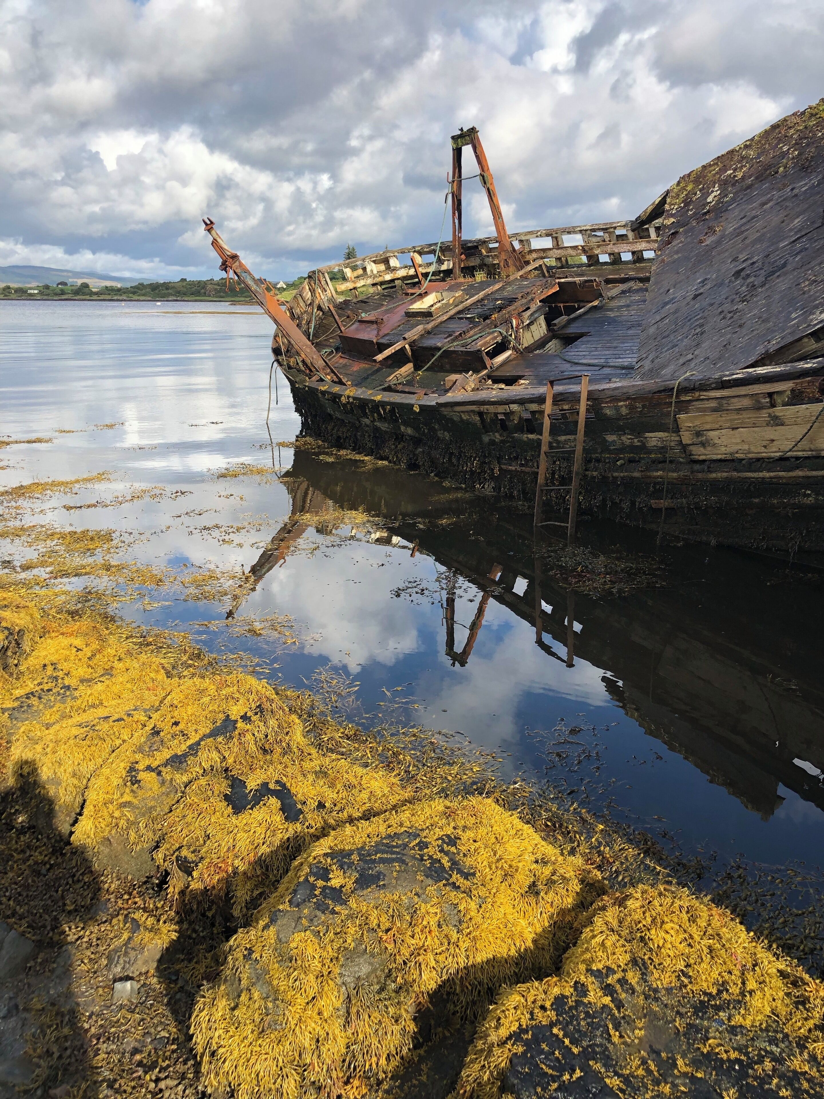 This shot shows where the wheelhouse used to be.