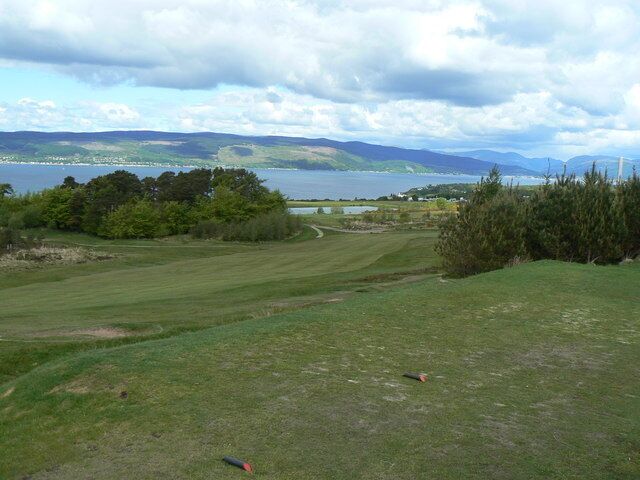 Skelmorlie Golf Course View looking from the 6th tee over the Upper Reservoir