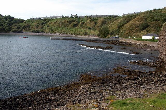 View of Catterline Village from the East