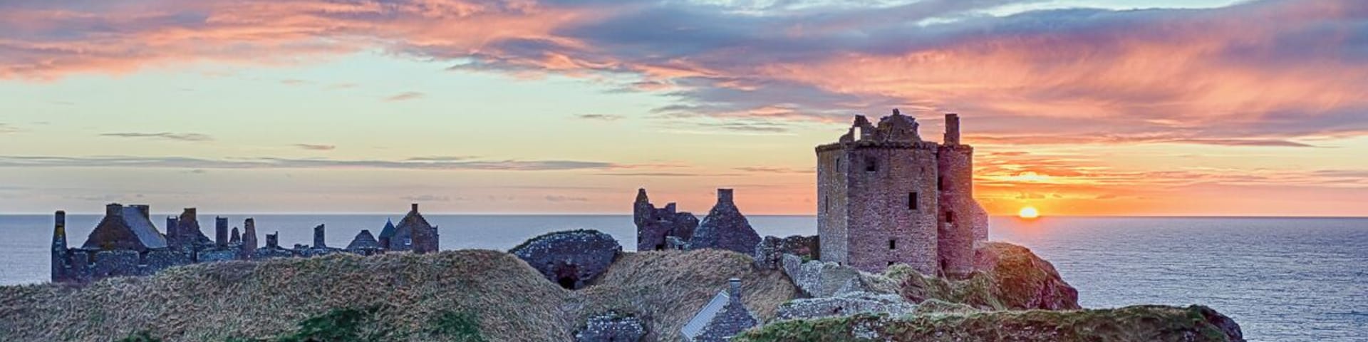 Sunrise at Dunnottar Castle, near Stonehaven