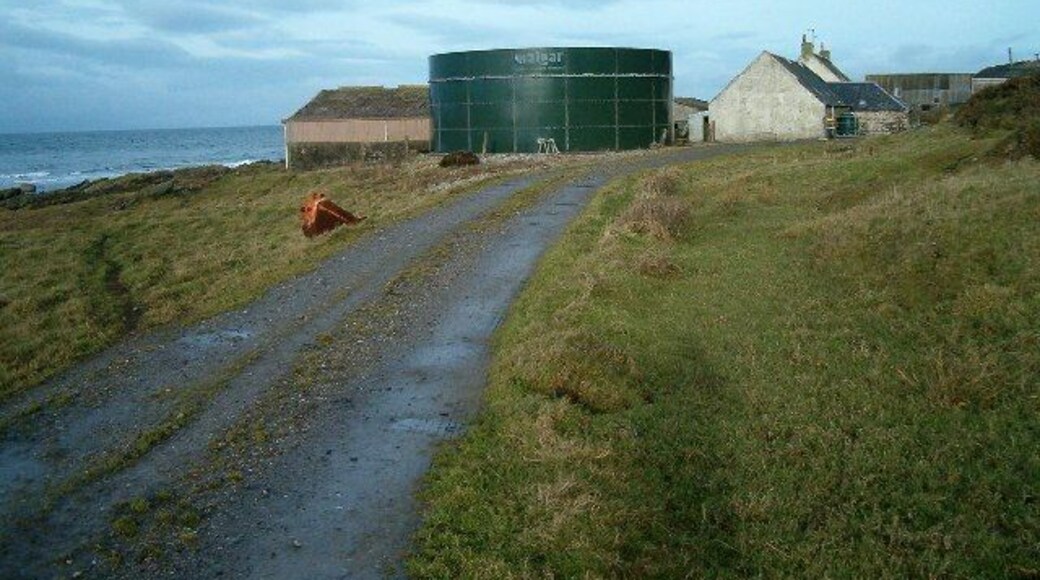 Dairy Farm at Dalkeith. This farm is likely to be demolished and replaced by housing, which will have a fabulous view west to Gigha, Islay and Ireland.