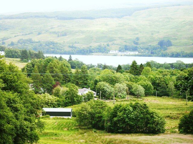View over Loch Awe From the hills above Annat.