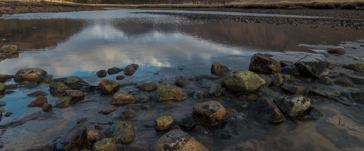 The north end of Loch Etive is dominated by the view up Glen Etive to the twin mountains of Buachaille Etive Mor and, to its west, Buachaille Etive Beag. The north ends of these twin ridges dominate the upper parts of Glen Coe, but from the south they appear as twin cones.
Loch Etive is accessible by car via a 14 mile drive down scenic Glen Etive along a minor road that starts at the head of Glen Coe.  
And binoculars should be an essential companion on a journey up Loch Etive. The seals that have hauled themselves out onto the rocks in the loch are easily visible. But it is often more difficult to spot the deer on the hillside, the golden eagles swooping over Beinn Trilleachan or the sea eagles now increasingly being seen here.
#hiddenscotland #discoverscotland #glencoe #glenetive #igscotland #ig_scotland #scotland_insta #scotland_ig #uk #perspectives #winter #walking #hiking #outdoors #swimming #outdoorswimming #loch #water #sunset #mountains #munros #nature #scotland #uk #britain #travel #landscape