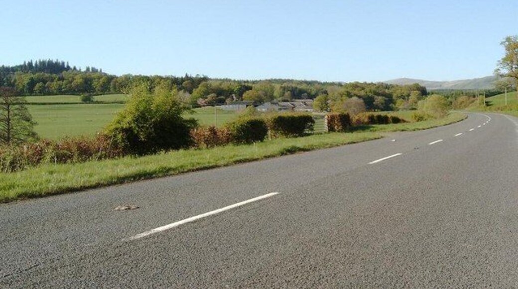 A702 looking toward Holestane Farm