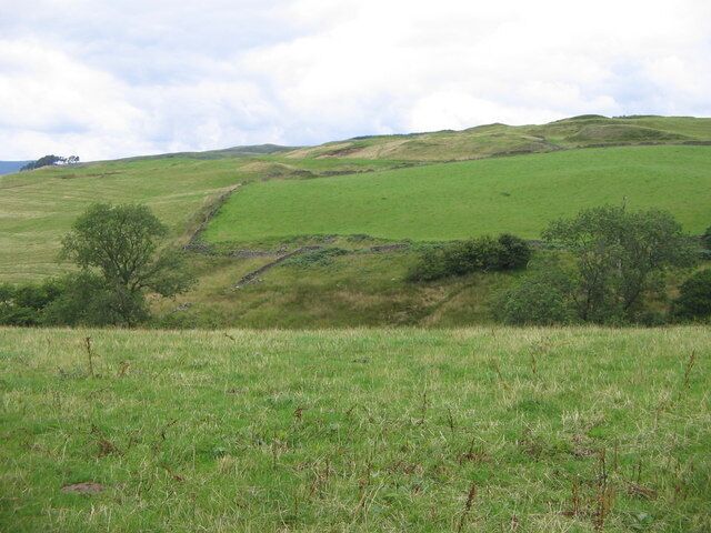Bardennoch Burn in valley