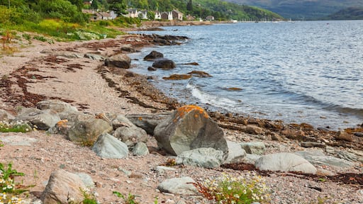 Tighnabruaich village on Kyles of Bute Cowal Peninsula Scotland UK