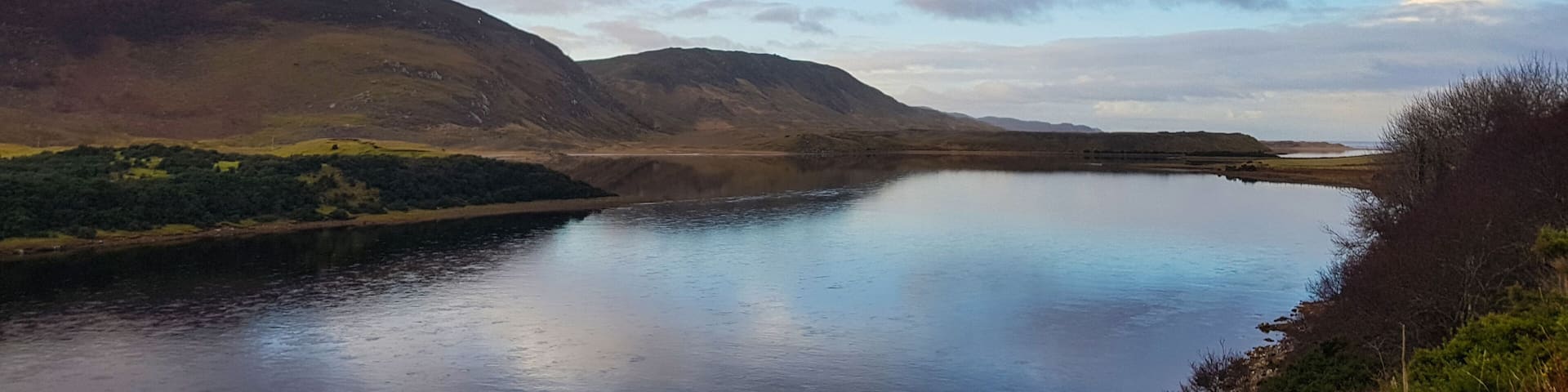 The beautiful tongue lake in Scotland, UK.
