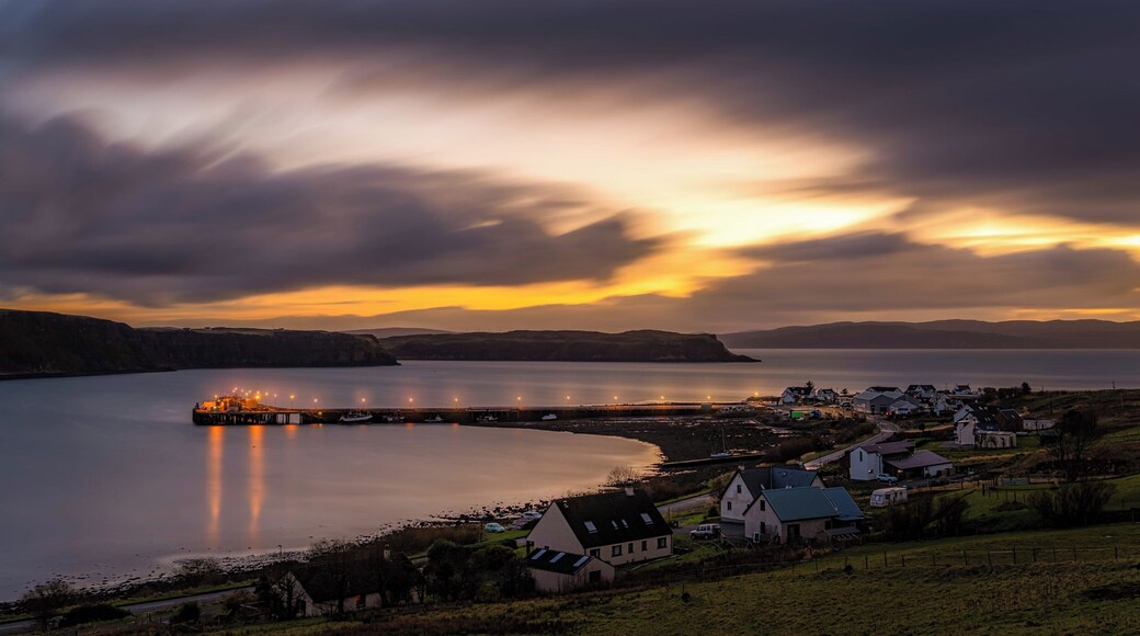 Uig is a little town on the north of the Isle of Skye in Scotland and also one of the main ferry hubs on the island. You can get a ferry to most of the little island around this part of the world and if you have a moment to spare, you can always snap a photo like this before your ship set sail.