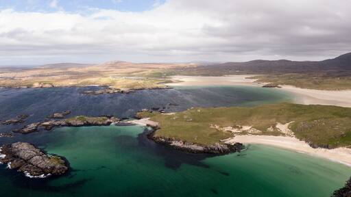 Uig Bay Aerial Isle of Lewis Outer Hebrides Scotland