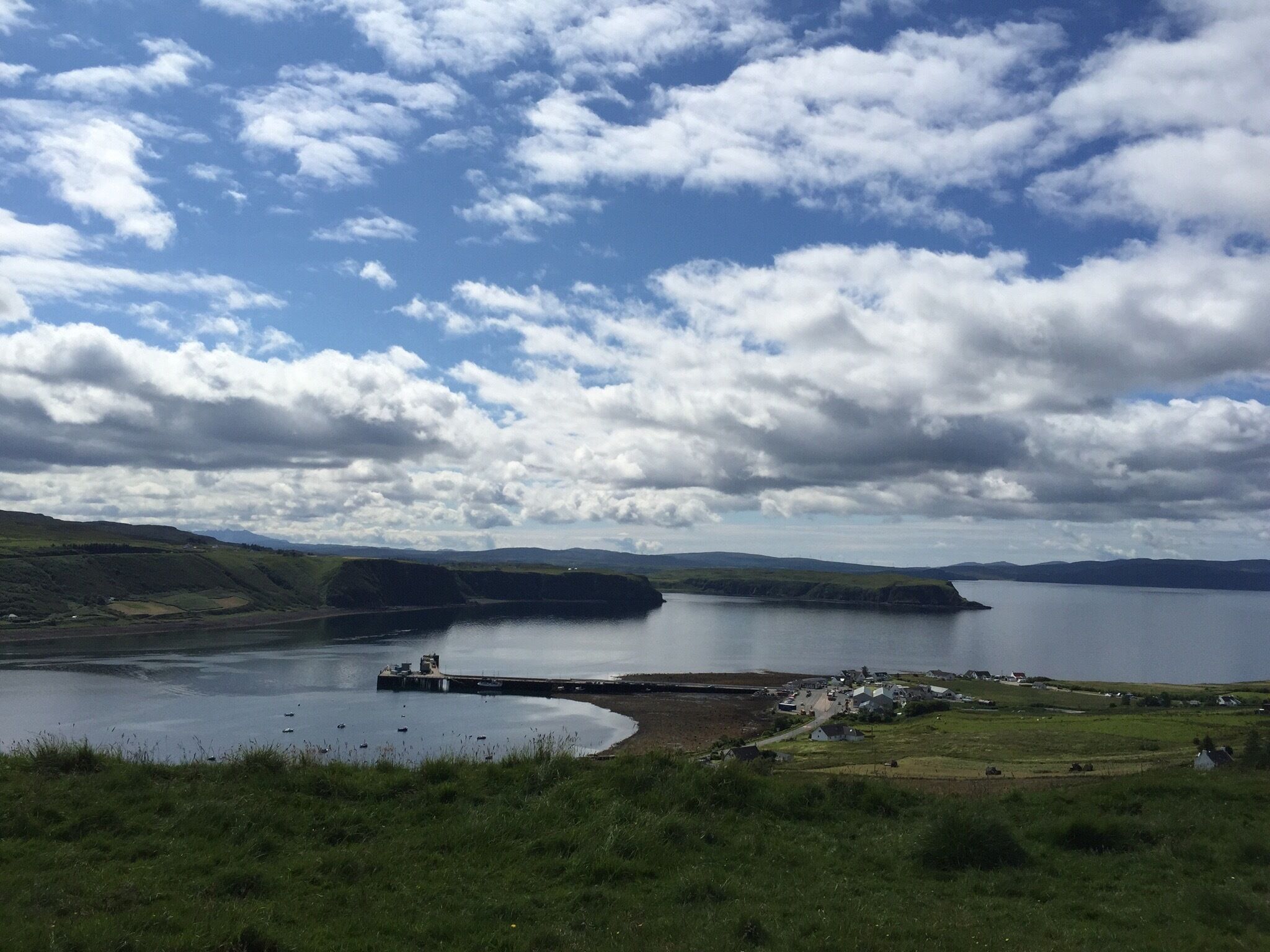 That's Uig ... One of the smallest harbours in Isle of Skye... From here get to Fairy Glen ...
