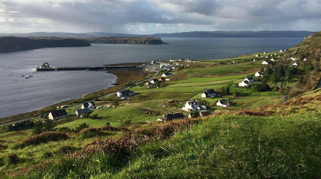 Great spot to stop from Uig over to the Quiraing...