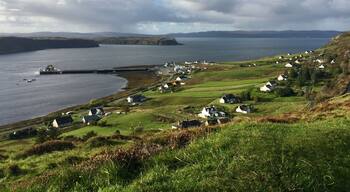 Great spot to stop from Uig over to the Quiraing...