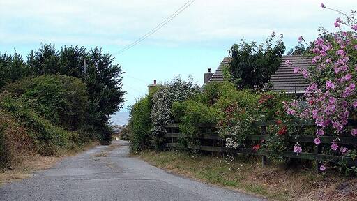 Access to the sea at Aberarth