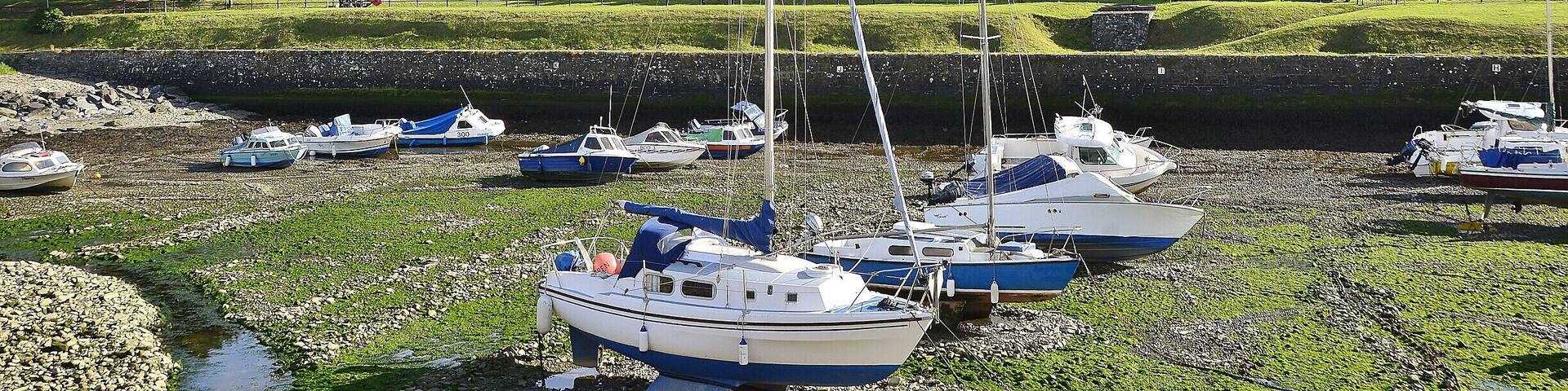 Aberaeron Town, Wales. UK