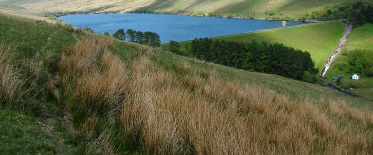 Ystradfellte Reservoir. This reservoir is situated between Fan Llia and Fan Fawr, just West of Pen Y Fan, this is a quiet area for walking and is basically hidden from the other more popular surrounding reservoirs and hills.