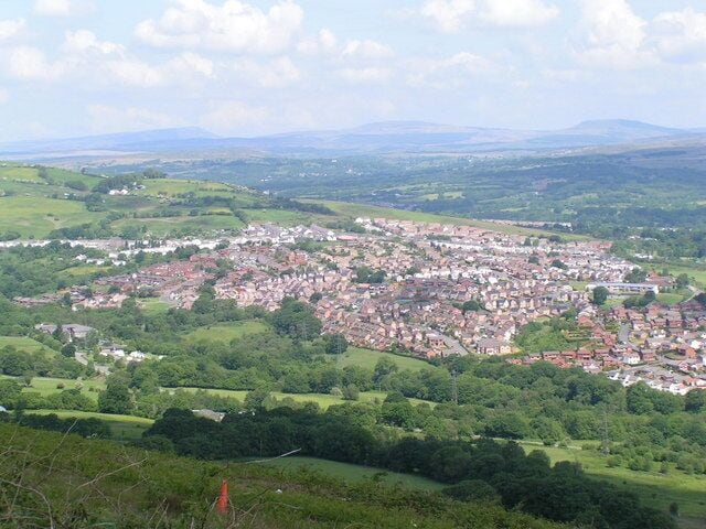 View from road to Ferndale