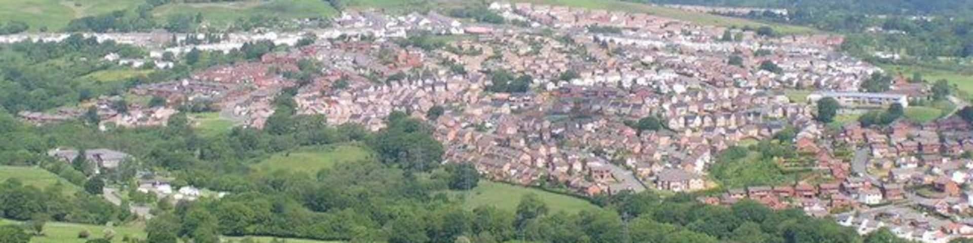 View from road to Ferndale