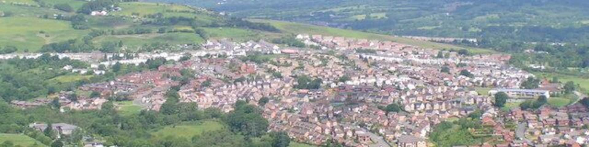 View from road to Ferndale