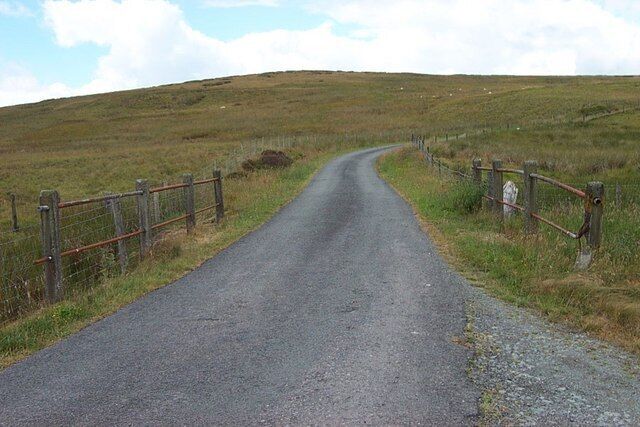 Roadbridge near Foelasfechan. This roadbridge is by a layby which is near Foelasfechan hill at grid reference SH 85774 59948.