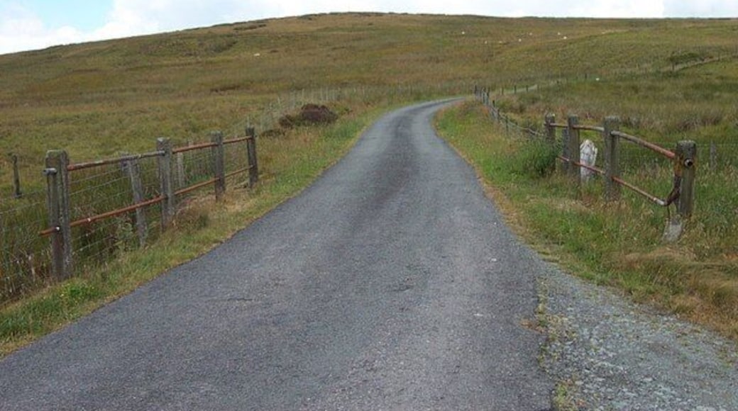 Roadbridge near Foelasfechan. This roadbridge is by a layby which is near Foelasfechan hill at grid reference SH 85774 59948.