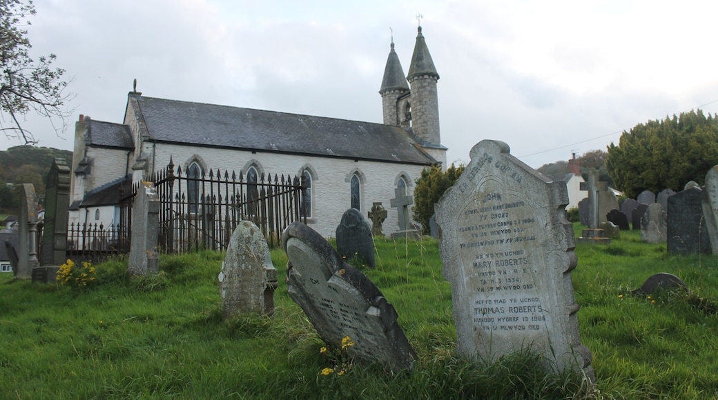 St Michael's Church, Betws yn Rhos, Conwy Borough County, North Wales. Existing church dated 1838-9 replaced a church first mentioned in Lincoln Taxatio of 1291.