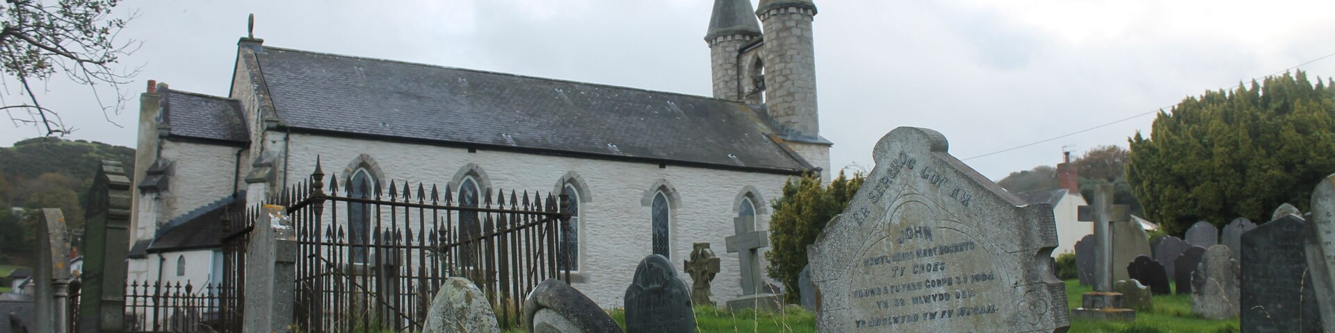 St Michael's Church, Betws yn Rhos, Conwy Borough County, North Wales. Existing church dated 1838-9 replaced a church first mentioned in Lincoln Taxatio of 1291.