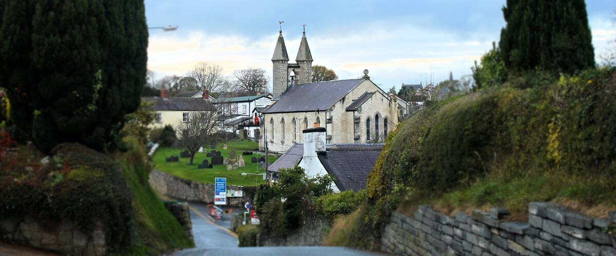 St Michael's Church, Betws yn Rhos, Conwy Borough County, North Wales. Existing church dated 1838-9 replaced a church first mentioned in Lincoln Taxatio of 1291.