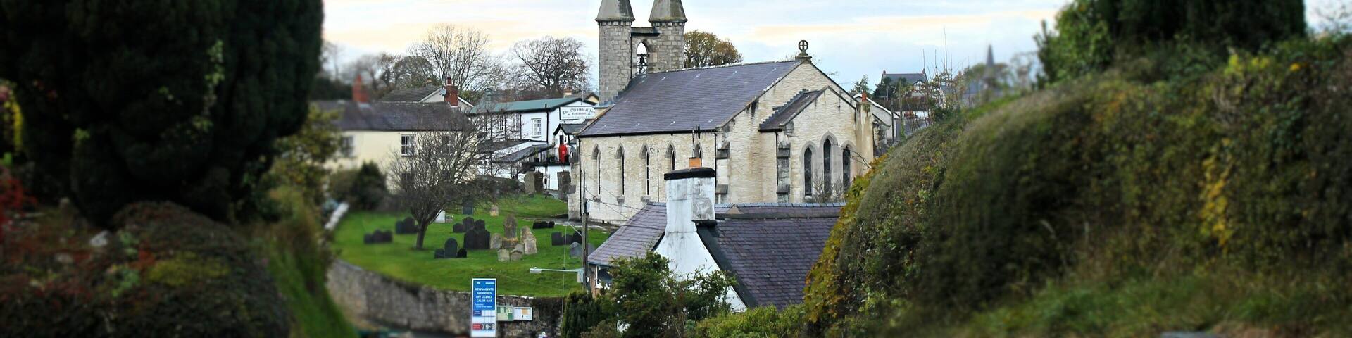 St Michael's Church, Betws yn Rhos, Conwy Borough County, North Wales. Existing church dated 1838-9 replaced a church first mentioned in Lincoln Taxatio of 1291.